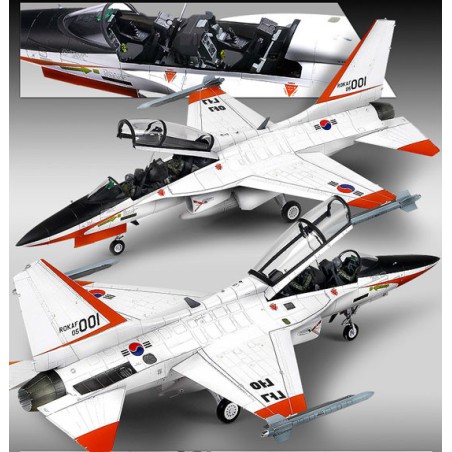 Maquette d'avion en plastique T-50 ADVA. TRAINER ROK AF 1/48