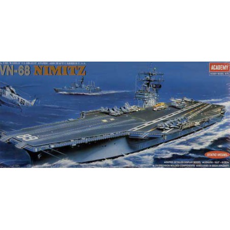 Maquette de Bateau en plastique USS NIMITZ1/800