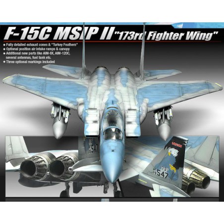 F-15C MSIP II 1/72 Kunststoffebene Modell | Scientific-MHD