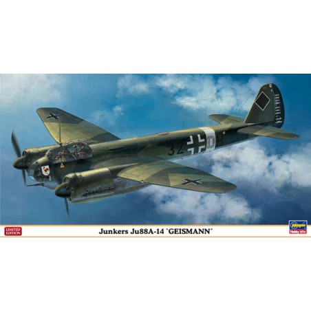 Kunststoffflugzeugmodell Ju88a-14 Geismann 1/72 | Scientific-MHD