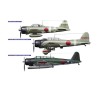 Zero Fighter Plastic Plastic Plane Modell Typ 21 & Typ 9 | Scientific-MHD