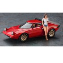 Lancia Stratos HF Stradale plastic carpet + 1/24 figurine | Scientific-MHD