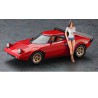 Lancia Stratos HF Stradale plastic carpet + 1/24 figurine | Scientific-MHD