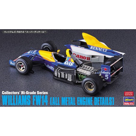 Williams FW14 1/24 Metallteile Kunststoff Teppich | Scientific-MHD