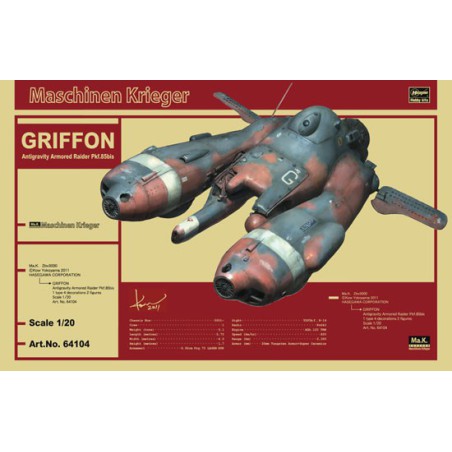 Modèle de science-fiction en plastique Pkf. 85bis GRIFFON 1/20