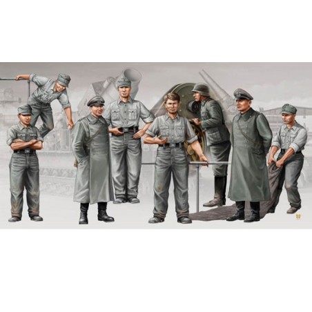 Deutsche Figur Karl -Waffenartillerie -Crew | Scientific-MHD