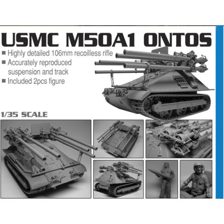 USMC M50A1 Ontos 1/35 Kunststofftankmodell | Scientific-MHD