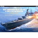 Maquette de Bateau en plastique CA-35 Indianapolis Premium Edittion 1/350