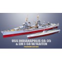 Maquette de Bateau en plastique CA-35 Indianapolis Premium Edittion 1/350