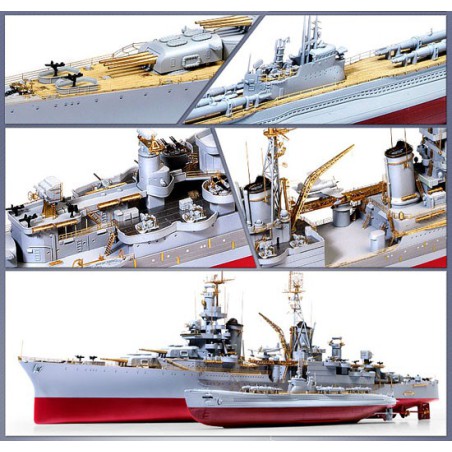 Maquette de Bateau en plastique CA-35 Indianapolis Premium Edittion 1/350