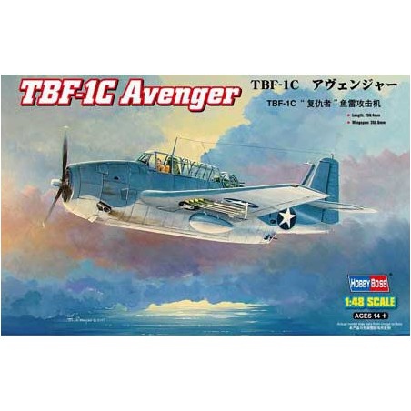 TBF-1c Avenger 1/48 plastic plane model | Scientific-MHD