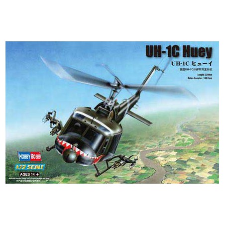 UH-1C HUEY1/72 plastic helicopter model | Scientific-MHD