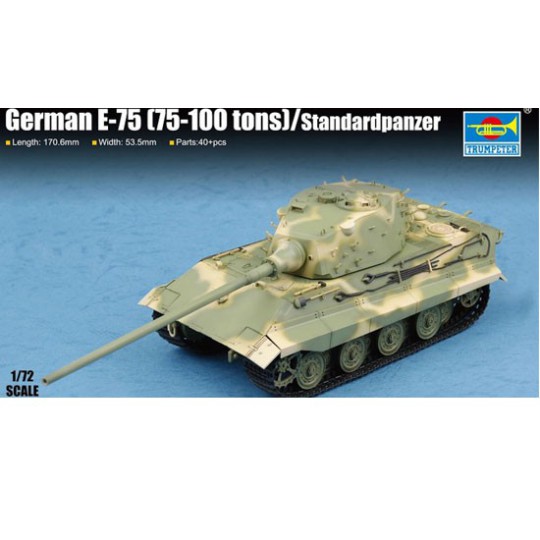 Kunststofftankmodell Deutsches Stug E 100 Scientific Mhd