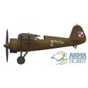 PZL Plastikflugzeugmodell P.11c Experte Set 1/48 | Scientific-MHD