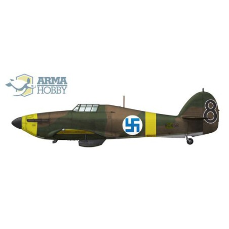 Maquette d'avion en plastique Hurricane Mk I East Front Limited Edition 1/72