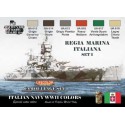 Peinture acrylique SET BATEAUX ITALIENS WWII