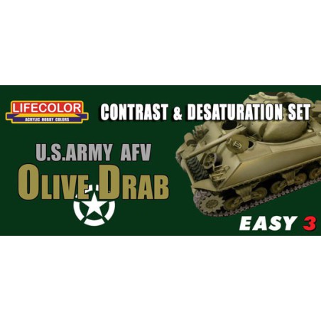 Acrylfarbe Easy 3 US Army Olive Drac | Scientific-MHD