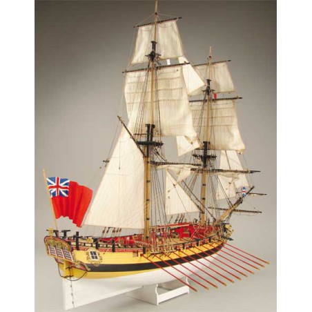 Static boat HMS Wolf 1754 Ech. 1/72 | Scientific-MHD