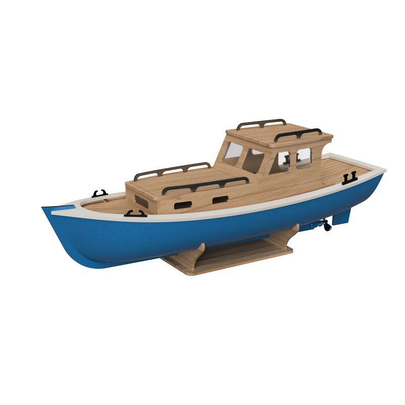 Wooden boat model - Scientific-MHD