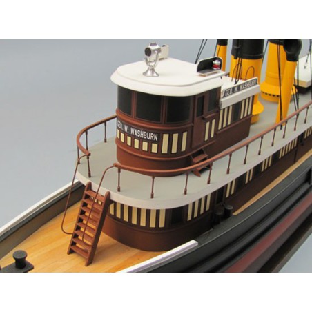 Electric Boat Radiochered Tug The George W Washburn | Scientific-MHD