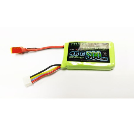 Lipo bati for radio -controlled lipo black lithium 500mAh 45c 3s | Scientific-MHD