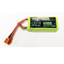 Accu LIPO pour appareil radiocommandé Accu LiPo Black Lithium 1300mAh 45C 3S DEAN