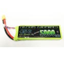 Accu LIPO pour appareil radiocommandé Accu LiPo Black Lithium 5000mAh 45C 2S