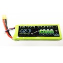 Accu LIPO pour appareil radiocommandé Accu LiPo Black Lithium 6000mAh 45C 2S