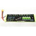 Accu LIPO pour appareil radiocommandé Accu LiPo Black Lithium 8000mAh 45C 2S