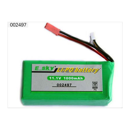 Pièce pour hélicoptère électrique HB BATTERIE LiPo 11,1V 1000 mA