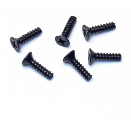 Part for electric car all path 1/10 Cruciform parker screw m3x8 | Scientific-MHD