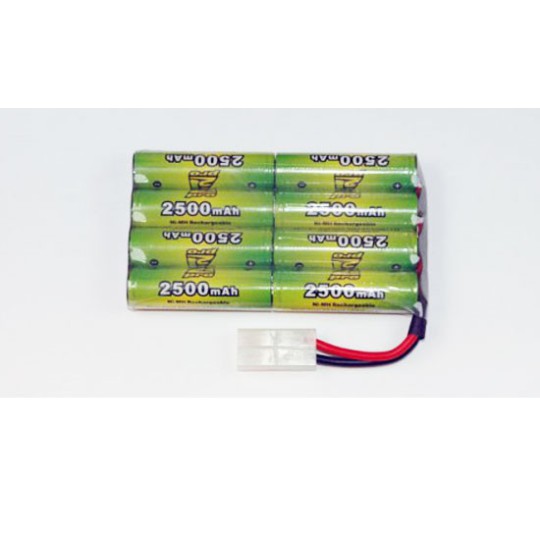 Batteries d'émission - Batterie Tx A2Pro 9.6V 2500 mAh NiMh format plat -  FLASH RC