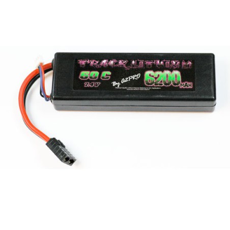 Accu LIPO pour appareil radiocommandé Accu LiPo Track Lithium 6200mAh 60C 7.4V TRAXXAS