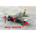 Radio-controlled thermal aircraft P-47 Little Bunny 10cc ARF | Scientific-MHD