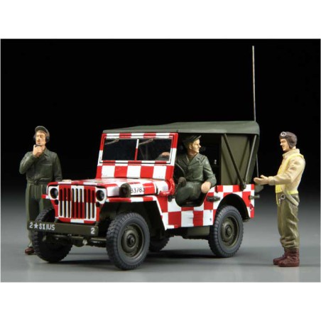 Kunststoffauto -Modell folgen Sie mir Jeep Willys MB 1/48 | Scientific-MHD