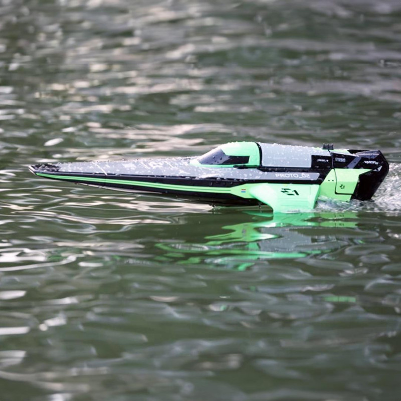 E1 RaceBird RC Hydrofoil Boat RTR Green radio controlled electric boat