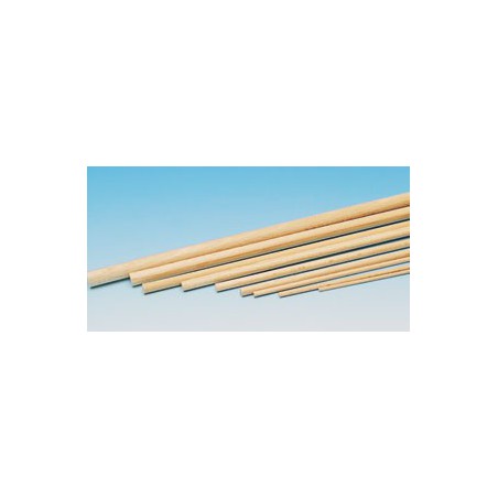 Balsa rundes Holzmaterial d.15x1000mm | Scientific-MHD