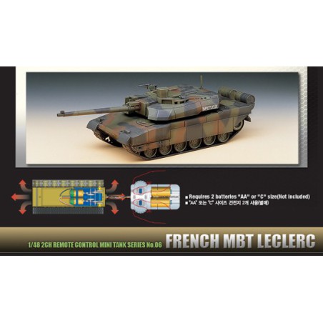 Maquette de Char en plastique Char LECLERC MBT 1/48