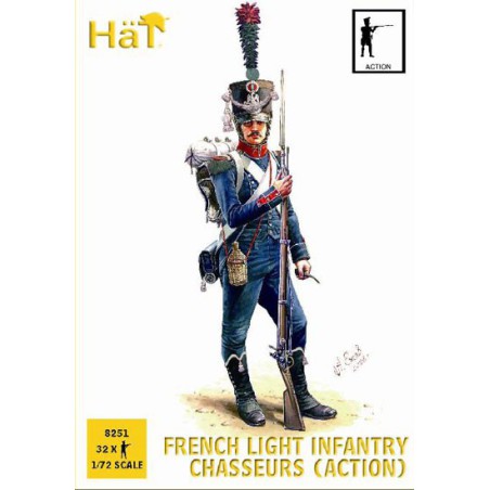 Figurine CHASSEURS FRANCAIS ACTION 1/72