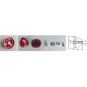 Accessoire embarqué CONE ALU VOL ELECTRIQUE 57mm Rouge