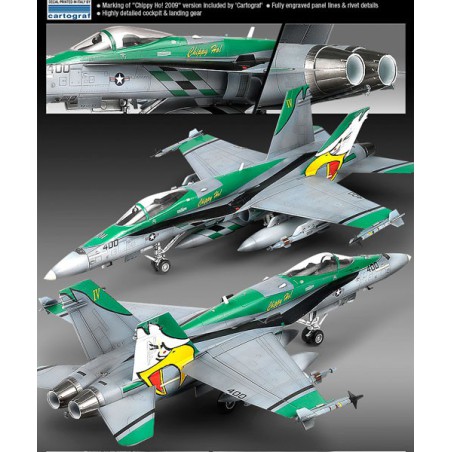 Kunststoffebene Modell F/A-18C Chippy Ho! 20091/72 | Scientific-MHD