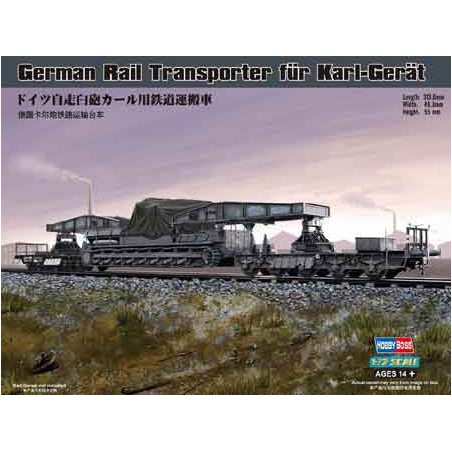 Plastic train model German Railway Carrier 1/72 | Scientific-MHD