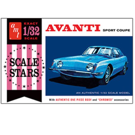 Maquette de voiture en plastique Studebacker Avanti 1/25