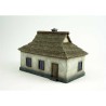 Diorama model mounted and painted small Ukrainian house 1/72 | Scientific-MHD